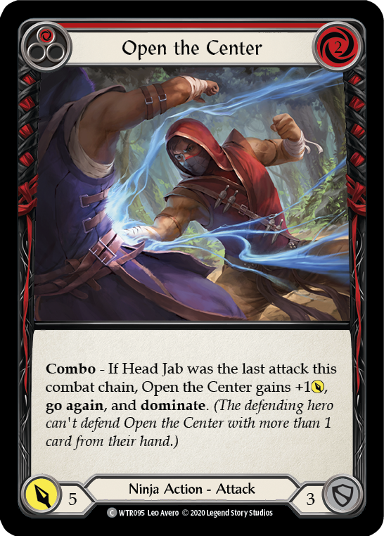 Open the Center (Red) [U-WTR095] (Welcome to Rathe Unlimited)  Unlimited Rainbow Foil | Chromatic Games