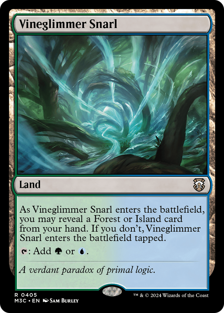 Vineglimmer Snarl (Ripple Foil) [Modern Horizons 3 Commander] | Chromatic Games