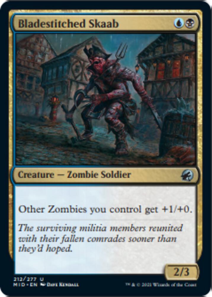 Bladestitched Skaab 212/277 (Innistrad: Midnight Hunt)  | Chromatic Games