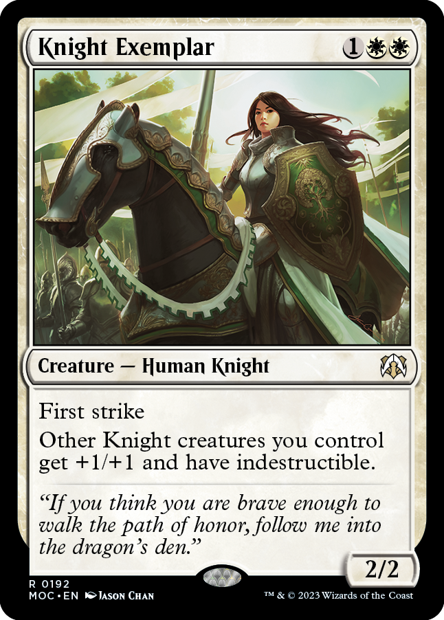 Knight Exemplar [March of the Machine Commander] | Chromatic Games