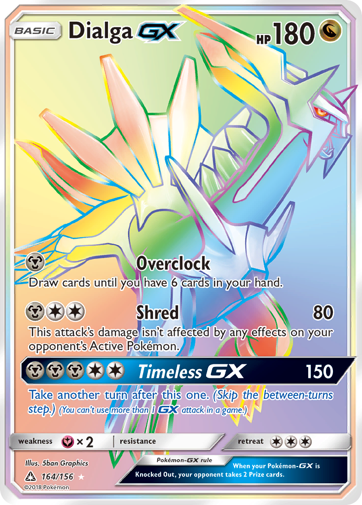 Dialga GX (164/156) [Sun & Moon: Ultra Prism] | Chromatic Games