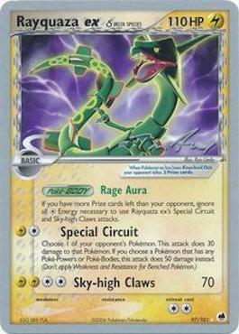 Rayquaza ex (97/101) (Delta Species) (Legendary Ascent - Tom Roos) [World Championships 2007] | Chromatic Games