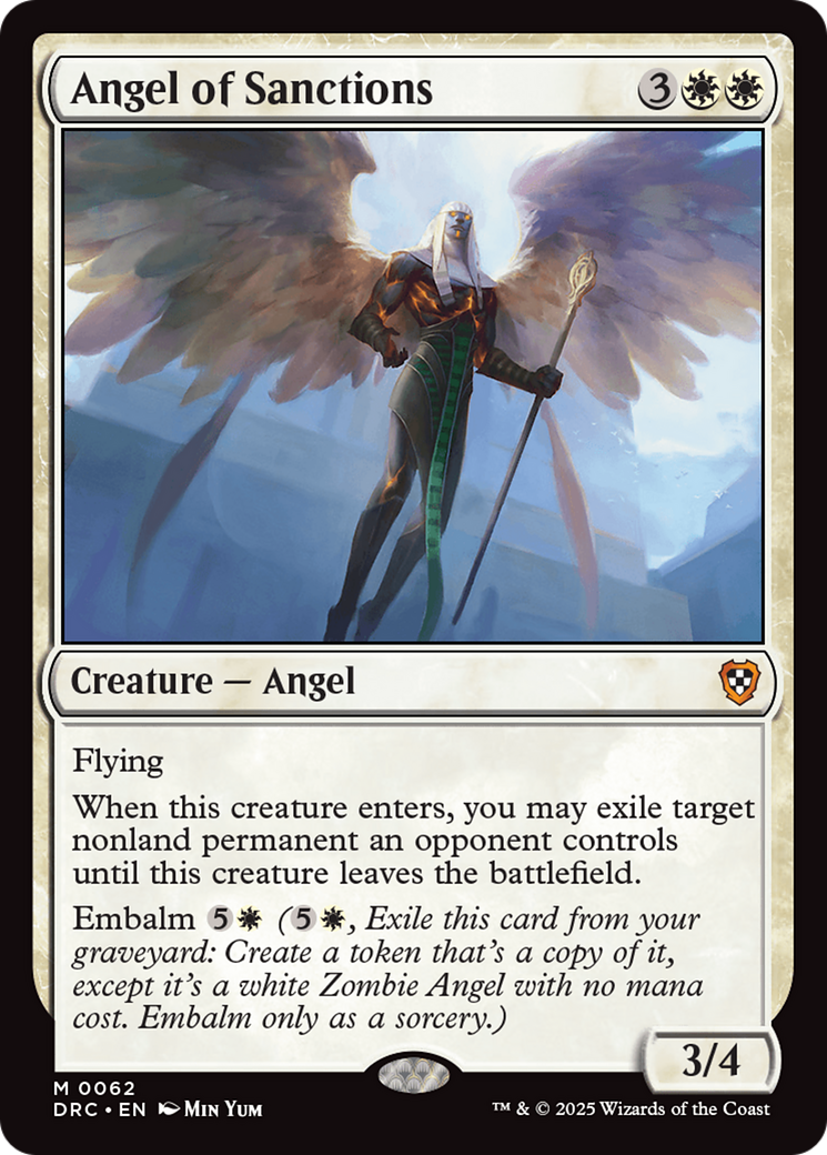 Angel of Sanctions [Aetherdrift Commander] | Chromatic Games