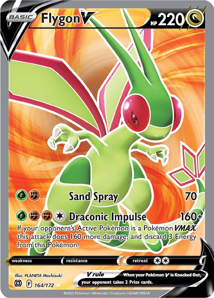 Flygon V (164/172) [Sword & Shield: Brilliant Stars] | Chromatic Games