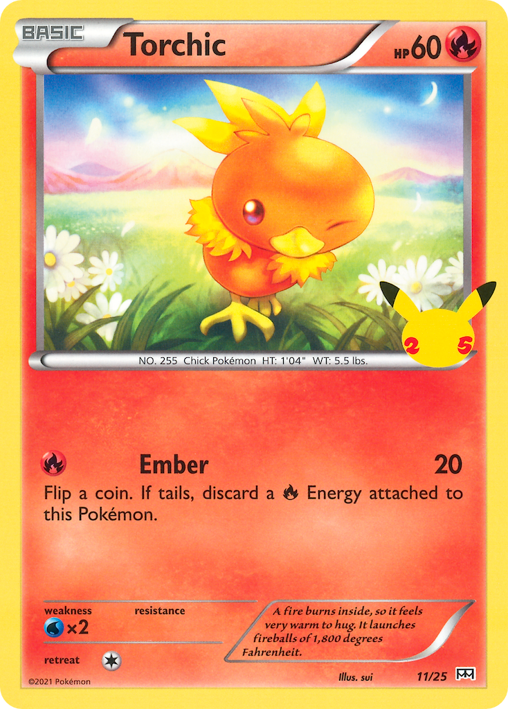 Torchic (11/25) [McDonald's 25th Anniversary] | Chromatic Games