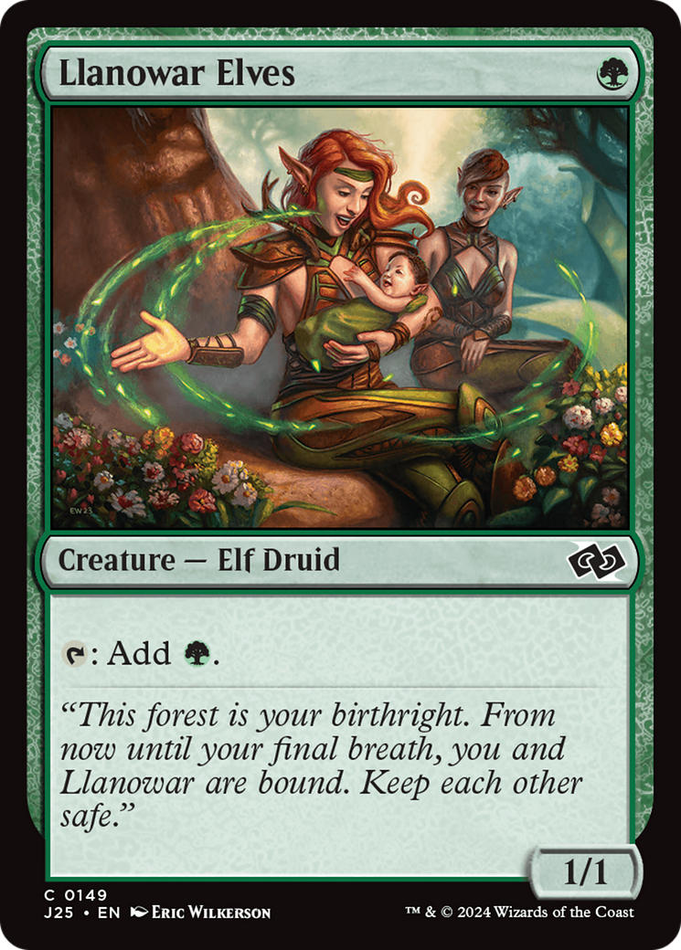 Llanowar Elves [Foundations Jumpstart] | Chromatic Games