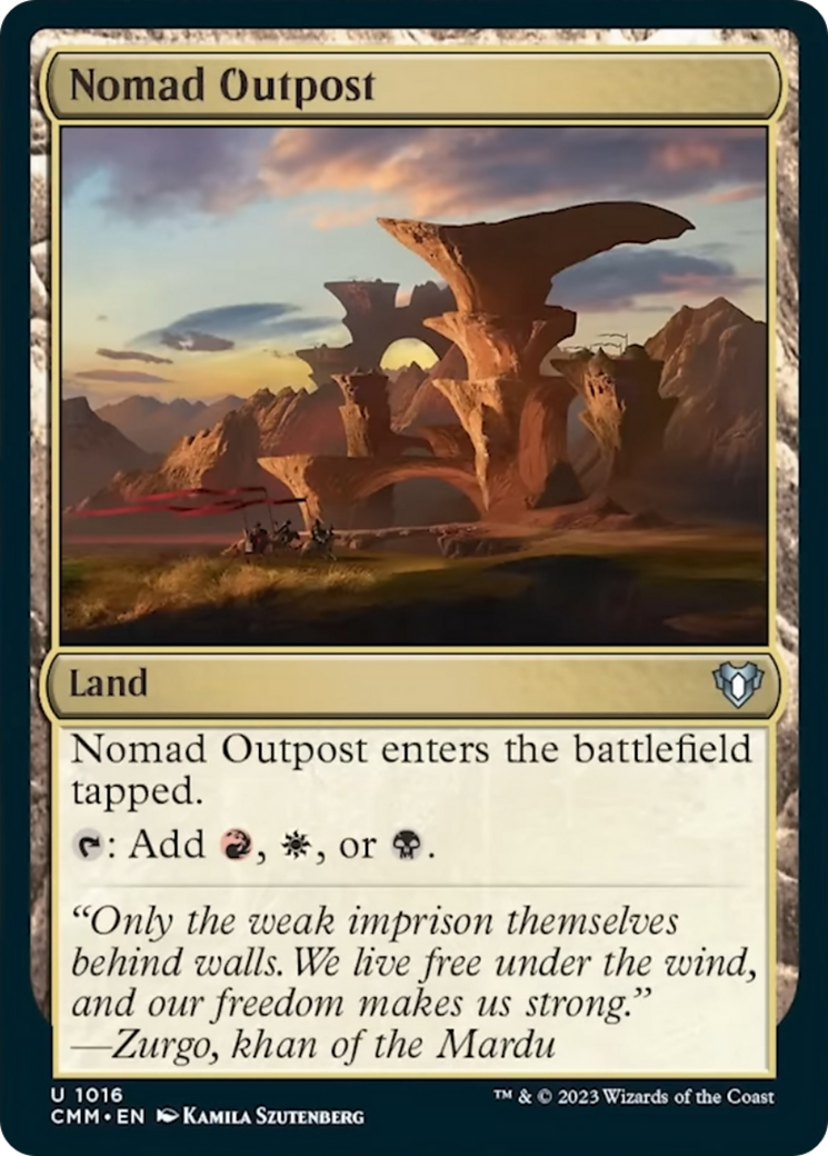 Nomad Outpost [Commander Masters] | Chromatic Games