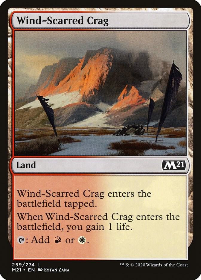 Wind-Scarred Crag 259 (Core Set 2021)  | Chromatic Games