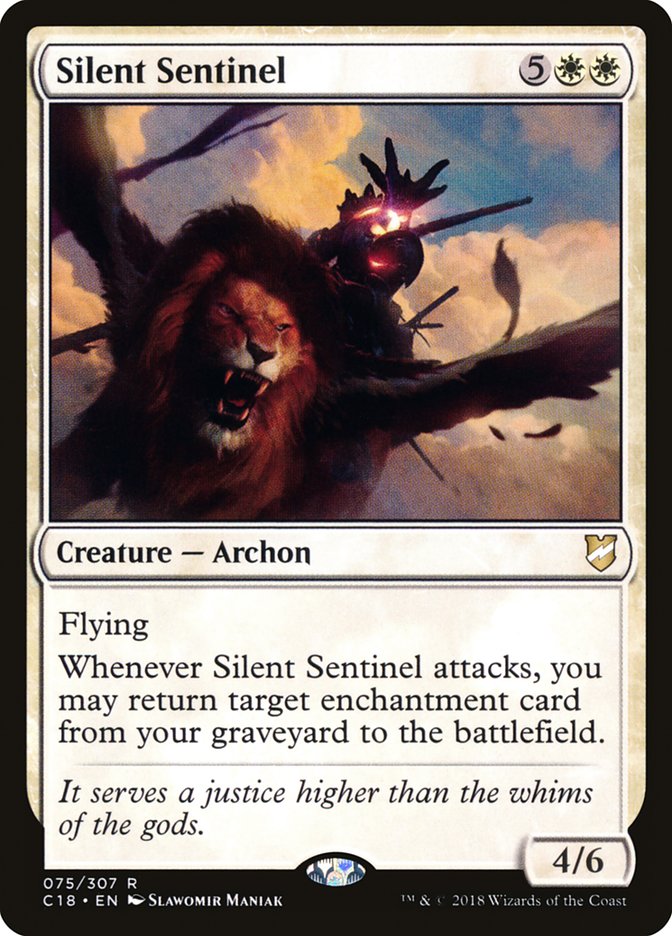 Silent Sentinel 75/307 (Commander 2018)  | Chromatic Games