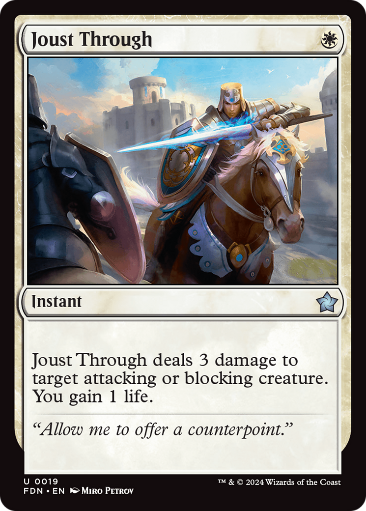 Joust Through [Foundations] | Chromatic Games