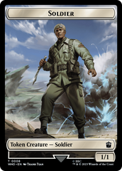 Soldier // Mark of the Rani Double-Sided Token [Doctor Who Tokens] | Chromatic Games