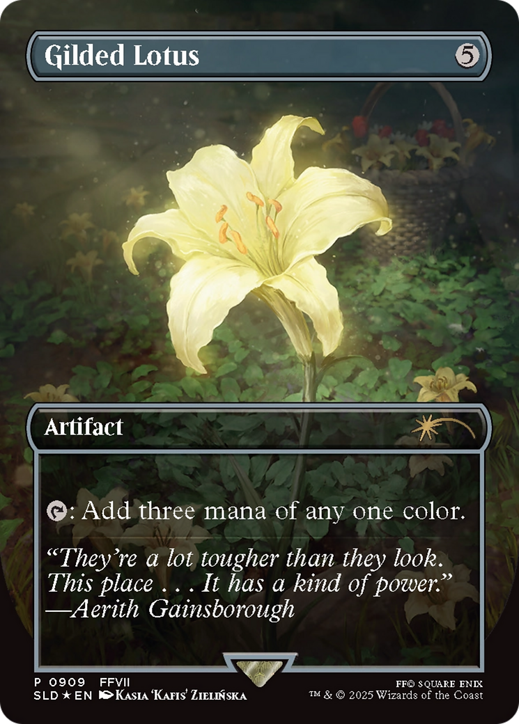 Gilded Lotus (Rainbow Foil) (909) [Secret Lair Drop Series] | Chromatic Games