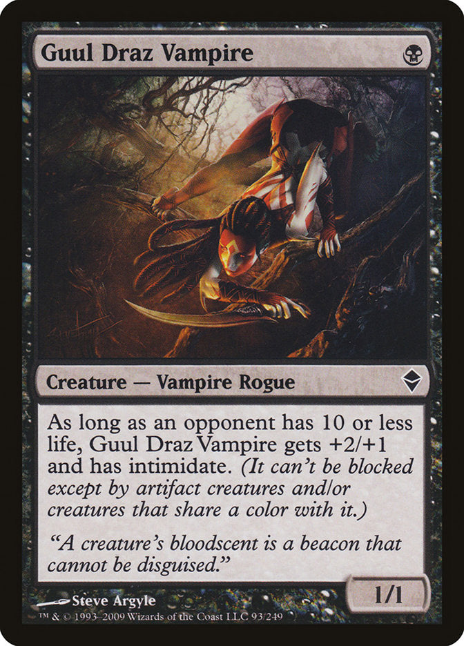 Guul Draz Vampire 93/249 (Zendikar)  | Chromatic Games