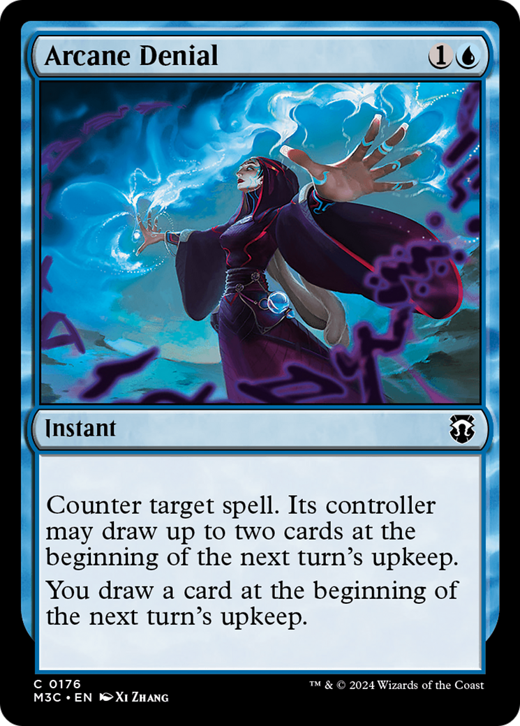 Arcane Denial (Ripple Foil) [Modern Horizons 3 Commander] | Chromatic Games