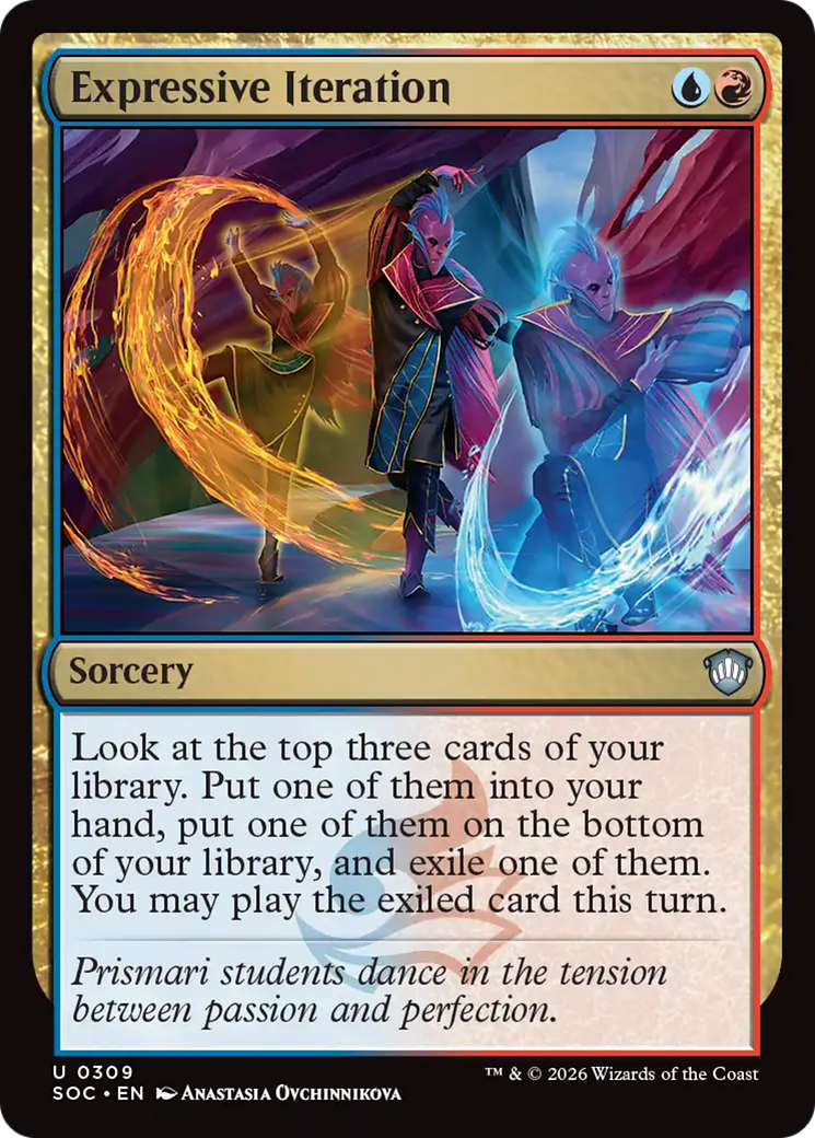 Expressive Iteration [Secrets of Strixhaven Commander] | Chromatic Games