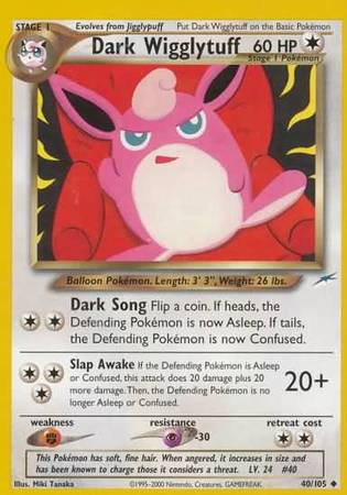 Dark Wigglytuff (40/105) [Neo Destiny Unlimited] | Chromatic Games