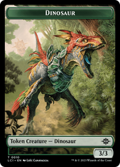 Gnome // Dinosaur (0010) Double-Sided Token [The Lost Caverns of Ixalan Tokens] | Chromatic Games