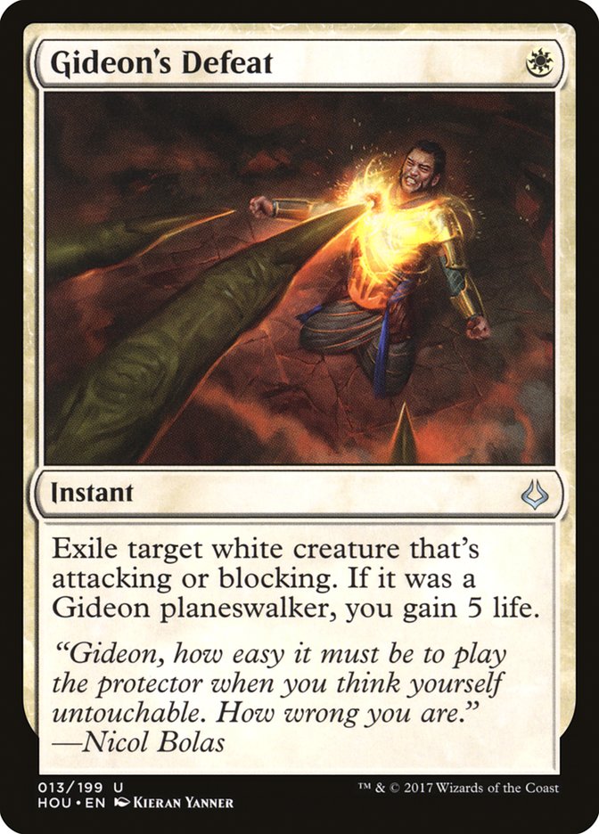 Gideon's Defeat 13/199 (Hour of Devastation)  | Chromatic Games