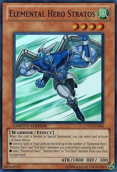 Elemental Hero Stratos [CT07-EN006] Super Rare | Chromatic Games