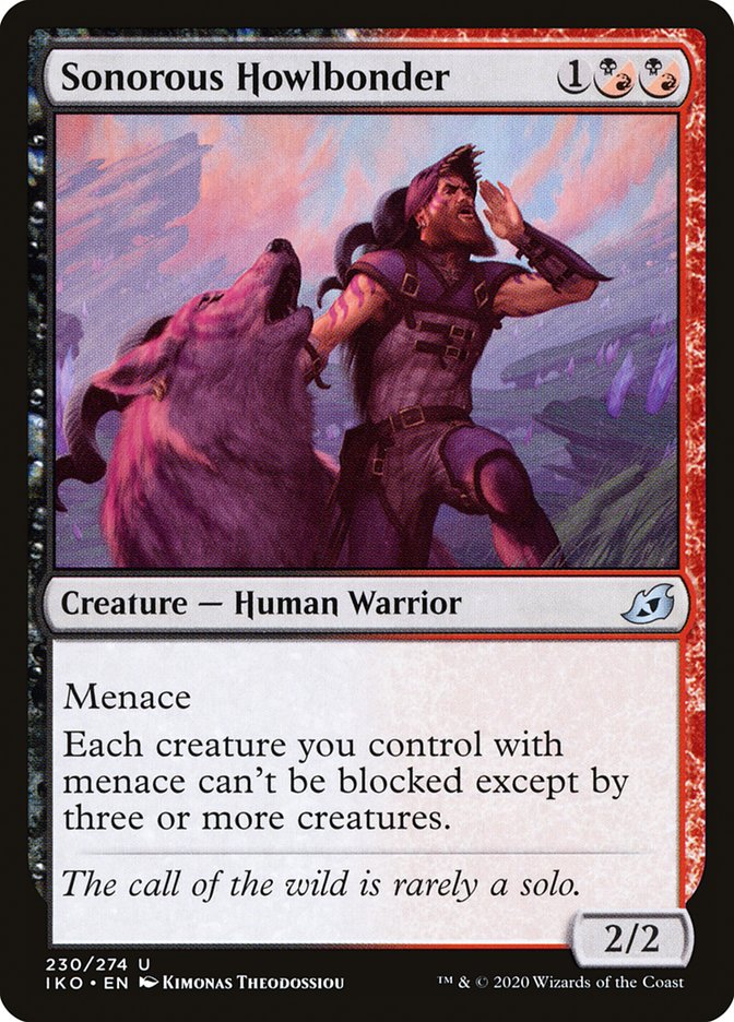 Sonorous Howlbonder 230/274 (Ikoria: Lair of Behemoths)  - Foil | Chromatic Games