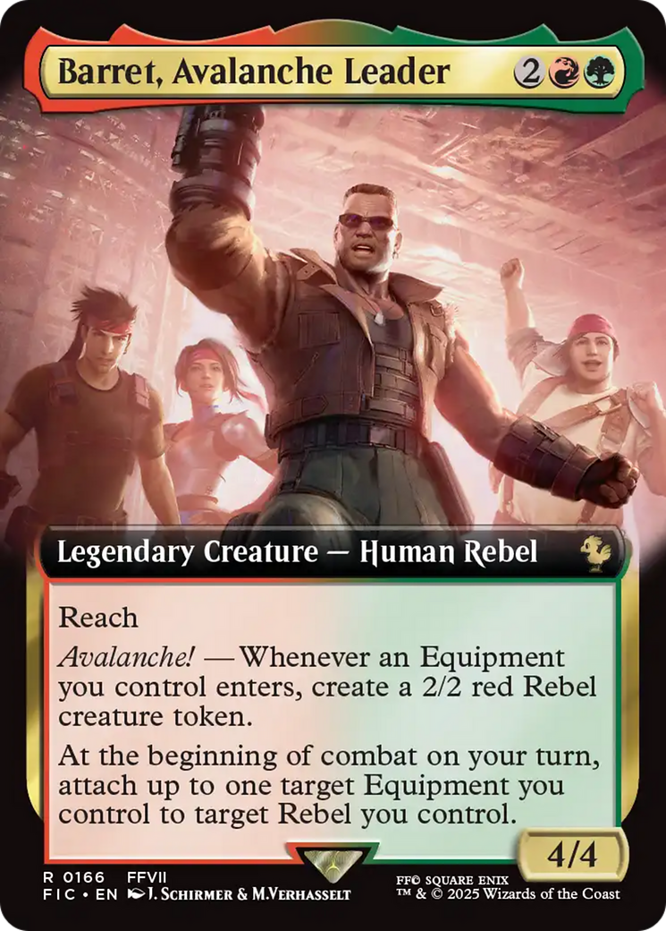 Barret, Avalanche Leader (Extended Art) [FINAL FANTASY Commander] | Chromatic Games