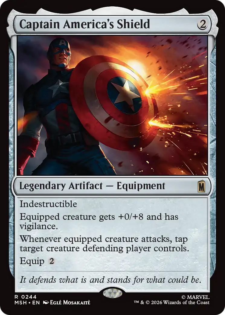 Captain America's Shield [Marvel Super Heroes] | Chromatic Games