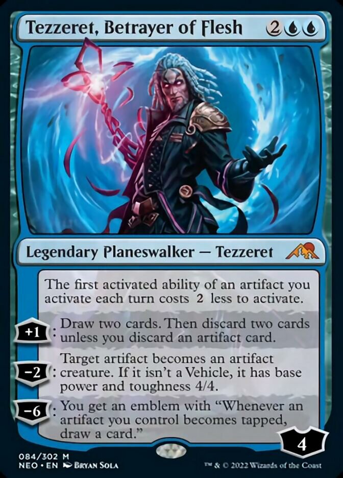 Tezzeret, Betrayer of Flesh [Kamigawa: Neon Dynasty] | Chromatic Games