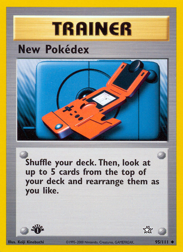 New Pokedex (95/111) [Neo Genesis 1st Edition] | Chromatic Games