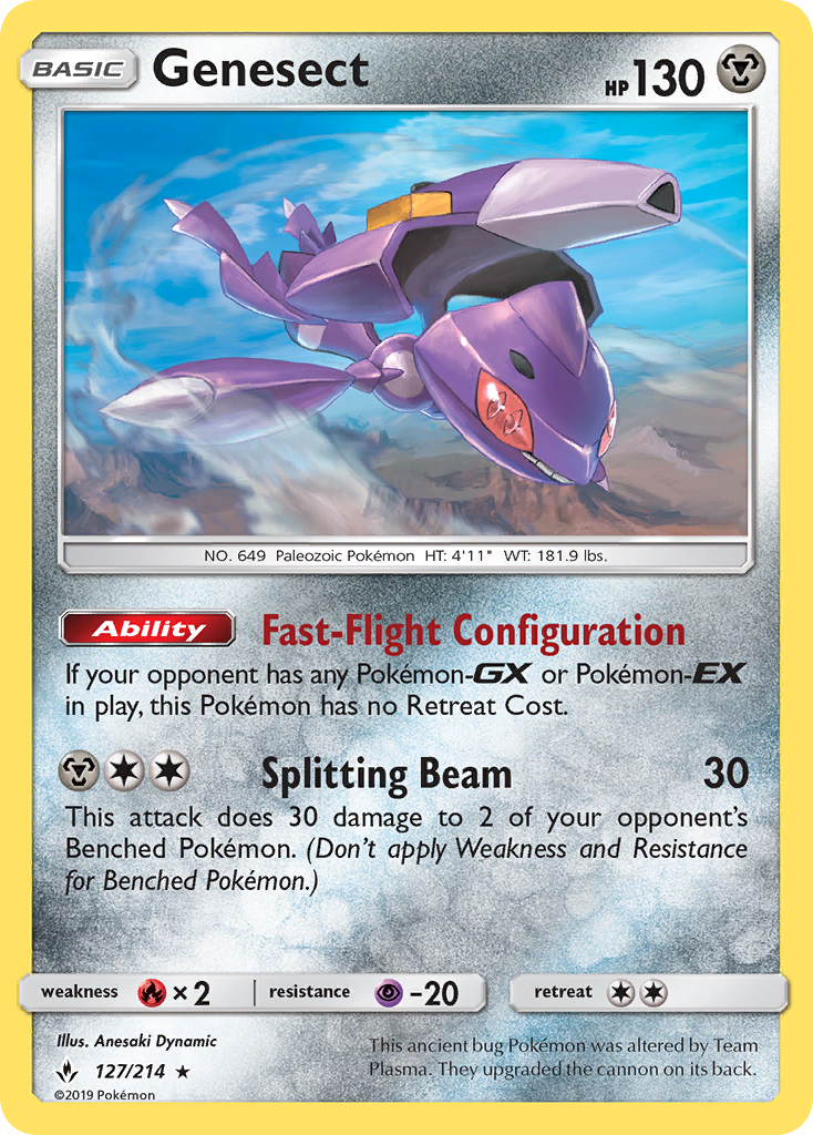 Genesect (127/214) [Sun & Moon: Unbroken Bonds] | Chromatic Games