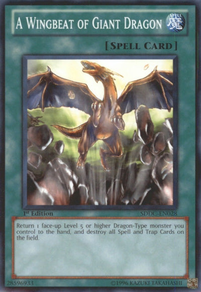 A Wingbeat of Giant Dragon [SDDC-EN028] Common | Chromatic Games