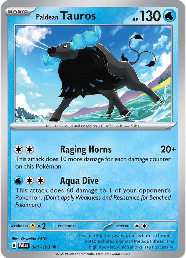 Paldean Tauros (041/193) [Scarlet & Violet: Paldea Evolved] | Chromatic Games