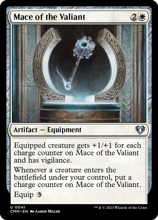 Mace of the Valiant 41/451 (Commander Masters)  | Chromatic Games