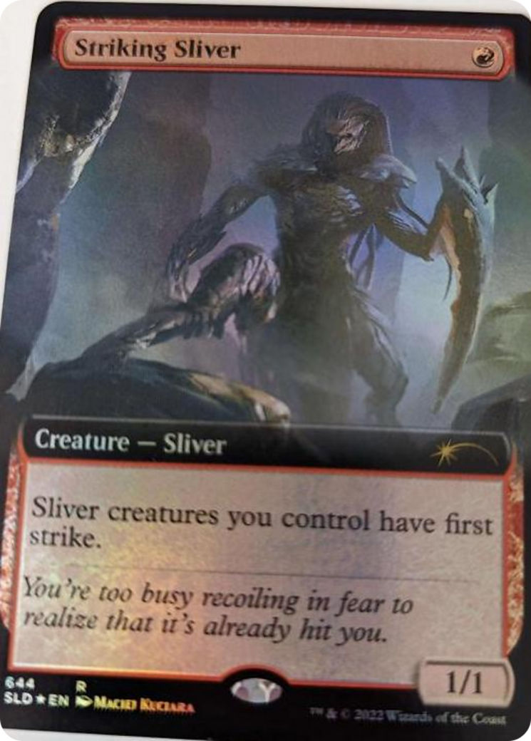 Striking Sliver (Extended Art) [Secret Lair Drop Series] | Chromatic Games