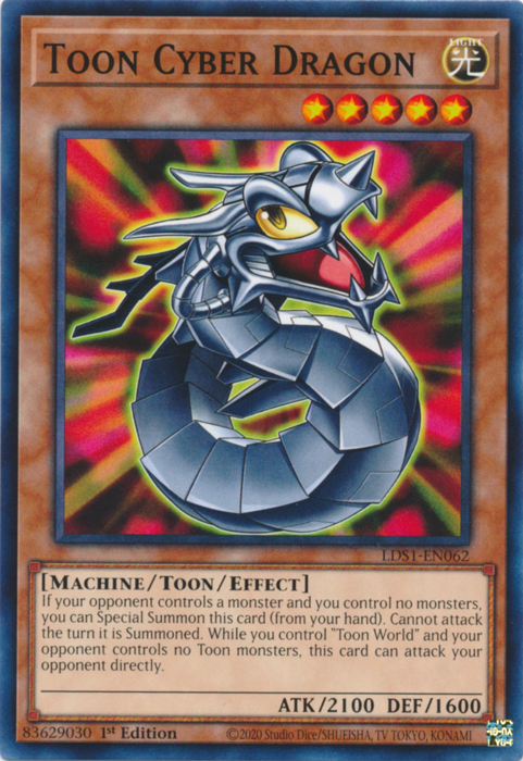 Toon Cyber Dragon [LDS1-EN062] Common | Chromatic Games