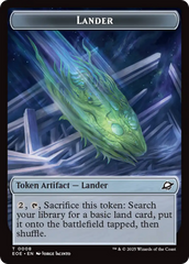 Beast (0006) // Lander Double-Sided Token [Edge of Eternities Tokens] | Chromatic Games