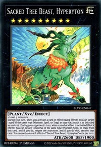 Sacred Tree Beast, Hyperyton [BLVO-EN047] Super Rare | Chromatic Games