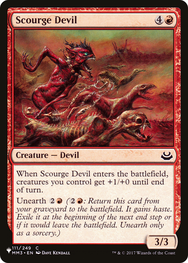 Scourge Devil [The List Reprints] | Chromatic Games