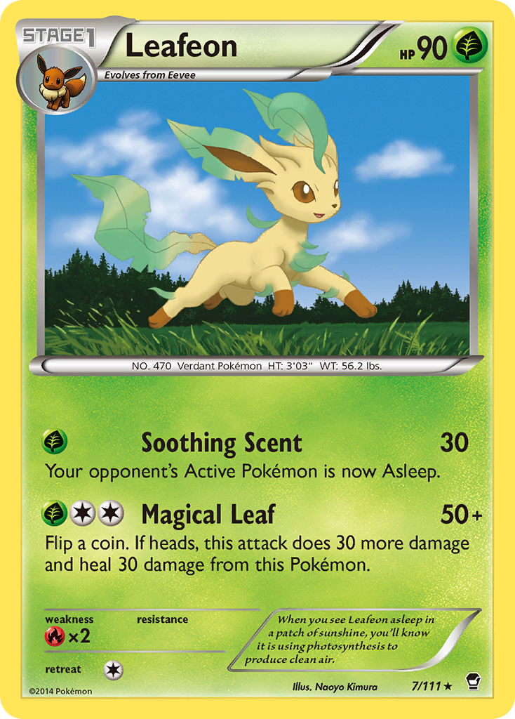 Leafeon (7/111) [XY: Furious Fists] | Chromatic Games