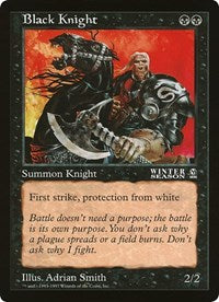 Black Knight (Oversized) [Oversize Cards] | Chromatic Games