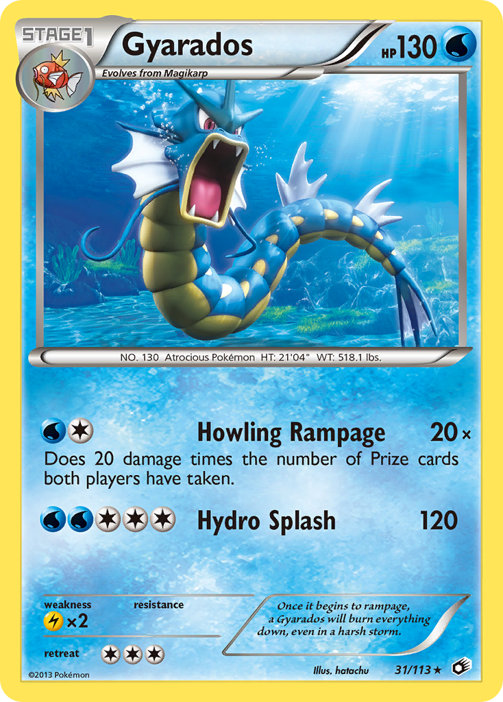 Gyarados (31/113) [Black & White: Legendary Treasures] | Chromatic Games