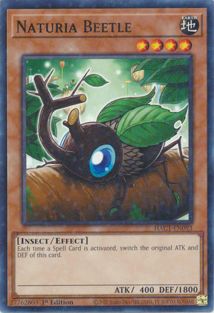 Naturia Beetle (Duel Terminal) [HAC1-EN093] Common | Chromatic Games