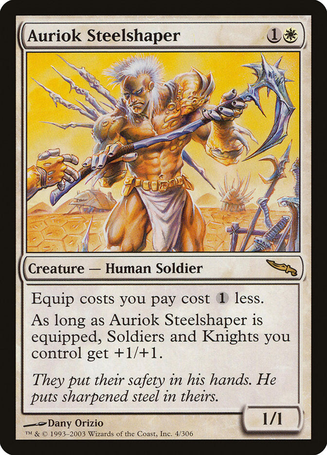 Auriok Steelshaper 4/306 (Mirrodin)  | Chromatic Games
