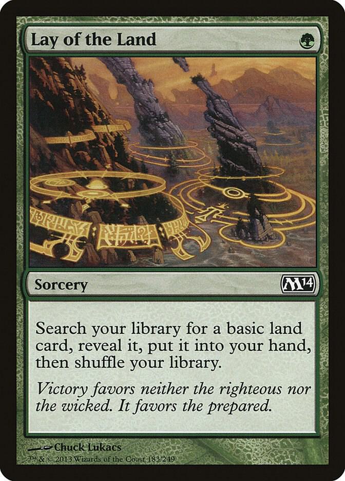 Lay of the Land 183/249 (Magic 2014 (M14))  | Chromatic Games
