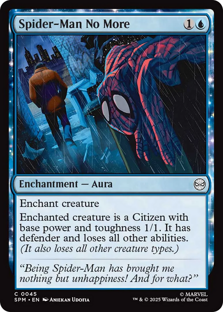 Spider-Man No More [Marvel's Spider-Man] | Chromatic Games