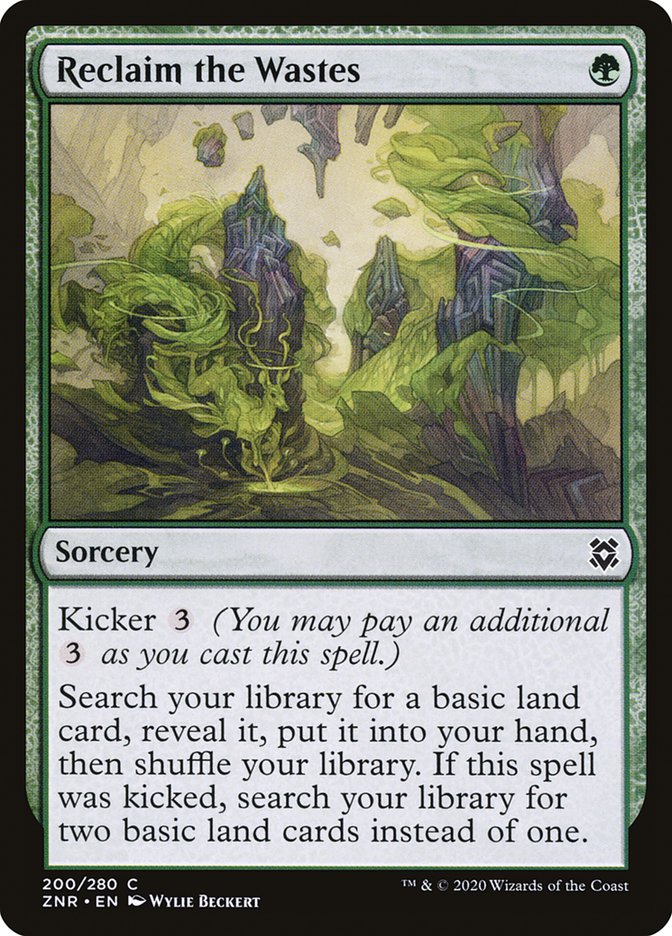 Reclaim the Wastes 200/280 (Zendikar Rising)  | Chromatic Games