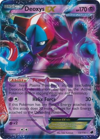 Deoxys EX (53/116) (Jumbo Card) [Black & White: Plasma Freeze] | Chromatic Games