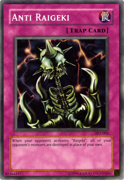 Anti Raigeki [TP3-002] Super Rare | Chromatic Games