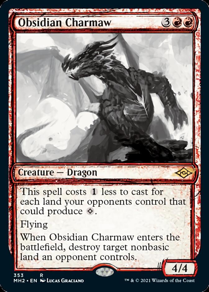 Obsidian Charmaw (Sketch) [Modern Horizons 2] | Chromatic Games