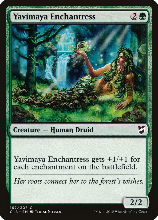 Yavimaya Enchantress 167/307 (Commander 2018)  | Chromatic Games