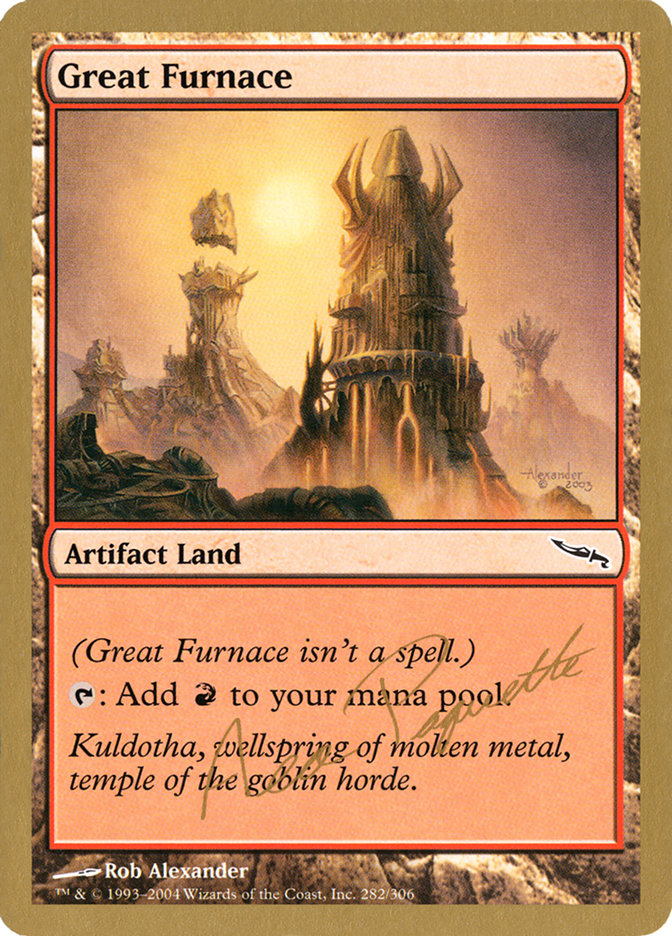 Great Furnace (Aeo Paquette) [World Championship Decks 2004] | Chromatic Games